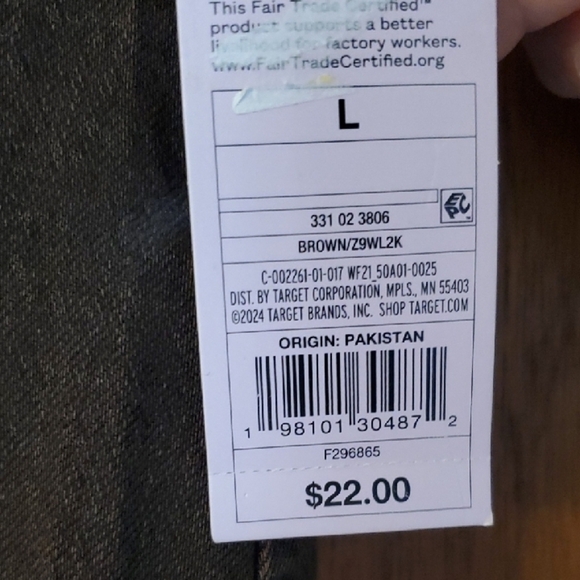 Wild Fable Dk Brown Sleeveless Fitted Crop Tank Top Large - Picture 5 of 9